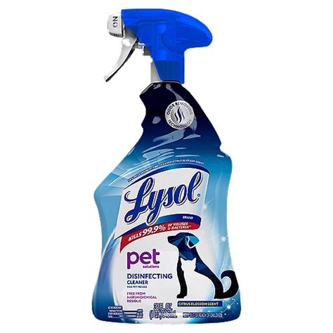 Lysol Pet Solutions Citrus Blossom Scent Disinfecting Cleaner 32 Fl Oz