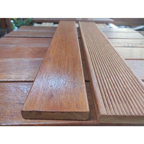 Jual Papan Kayu Decking Bengkirai Asli Kalimantan Pagar Dinding Teras