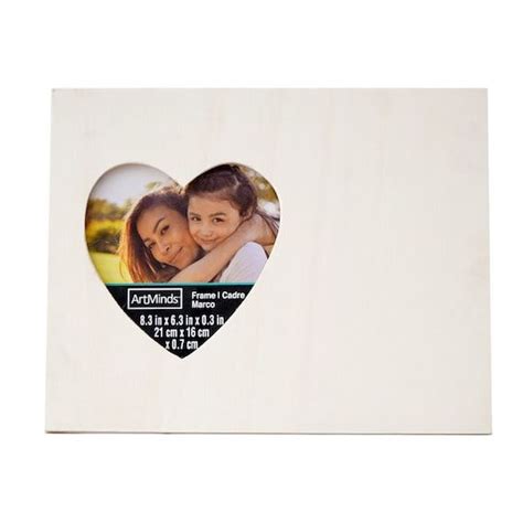 Buy The Unfinished Wood Heart Frame By ArtMinds At Michaels The