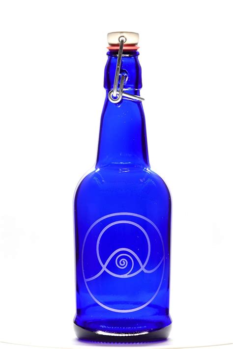 16oz Reusable Cobalt Blue Glass Water Bottle With Nepal Ubuy