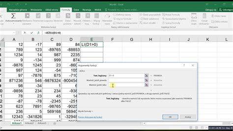 Excel Cw Korzystamy Z Funkcji Je Eli Youtube