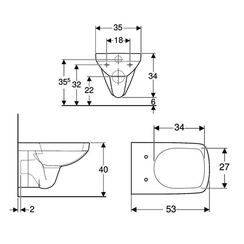 Geberit Selnova Square konzolna wc šolja 500 270 01 1 ARD Salon