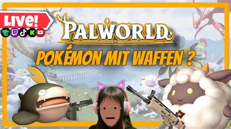 LiveStream Pokémon aber mit Waffen PALWORLD YouTube