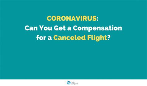 Coronavirus Flight Cancellation Compensation Can I Claim