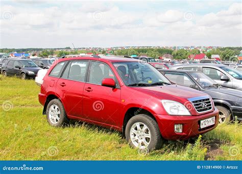 Chery Tiggo 7 Pro Parked On The City Street Chinese Crossover In Baby