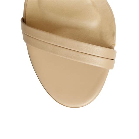 Sandália Vestige Nude Salto Bloco