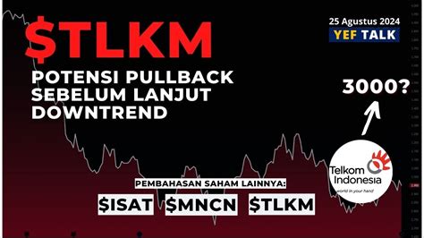 Analisa Prediksi Saham TLKM YEFTalk Edisi 25 Agustus 2024 YouTube