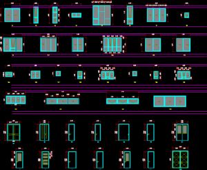 Elevaciones De Ventanas En AutoCAD Librería CAD