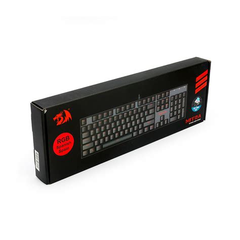 Ripley TECLADO GAMER REDRAGON MITRA SPANISH K551RGB RED SWITCH BLACK