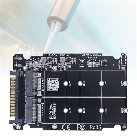 M 2 SSD To U 2 Adapter Card M 2 NVMe SATA Bus NGFF SSD To PCI E U 2