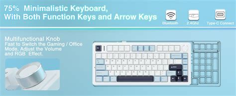 Buy Aula F Wireless Mechanical Keyboard Hot Swappable Linear Switches Rgb Backlit