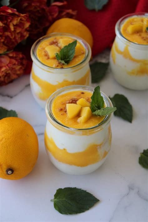 Mango Joghurt Quark Dessert