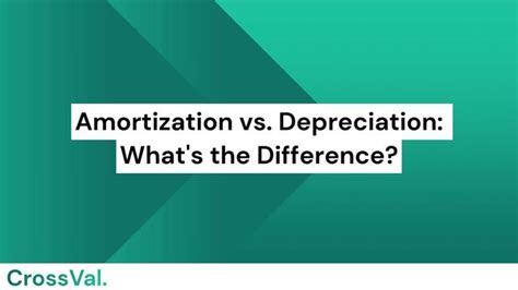 Amortization Vs Depreciation What S The Difference