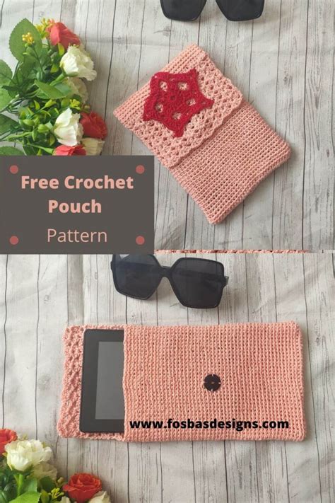 Crochet Small Pouch Pattern Free Bag Pattern Fosbas Designs