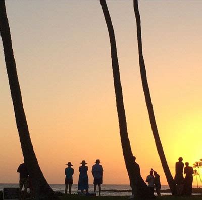 Sunset photos of Poipu Beach