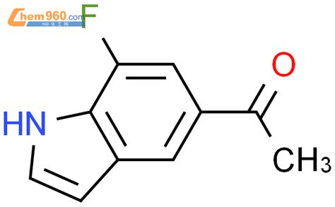 1221684 43 0 1 7 Fluoro 1H indol 5 yl ethanoneCAS号 1221684 43 0 1 7