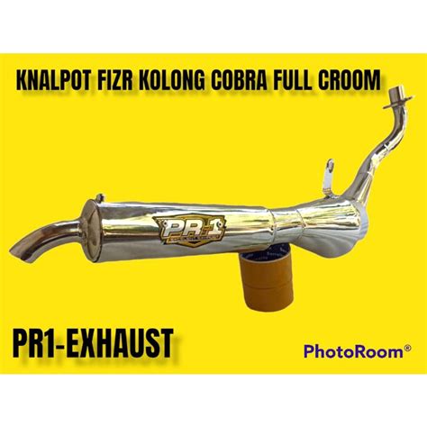 Jual KNALPOT FIZR F1 F1ZR FORCE FIZ MODEL KOLONG COBRA FULL CROOM