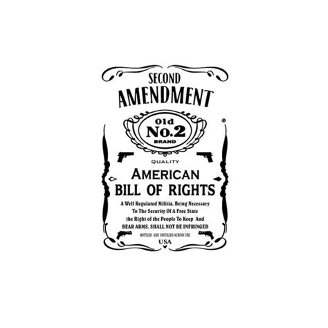 Second Amendment Bill Of Rights 2nd Amendment Jack Etsy