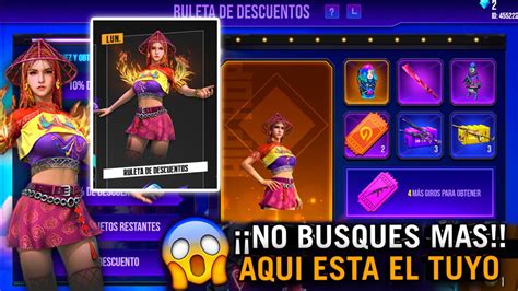 TODO POR 3 DIAMANTES Como FUNCIONA EVENTO RULETA De DESCUENTO FREE