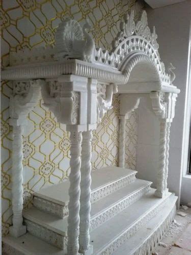 Carved Makrana Marble Pooja Mandir At 300000 Marble Temples In