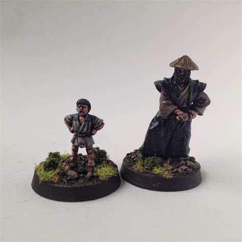 Hornets Nest Miniatures 28mm Edo Japan The Ronin Samurai And A Kid