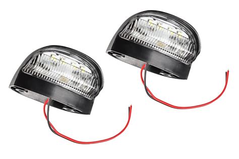 2 x LED Kennzeichenbeleuchtung 12V 24V Anhänger PKW LKW StVO Zulassung KB32