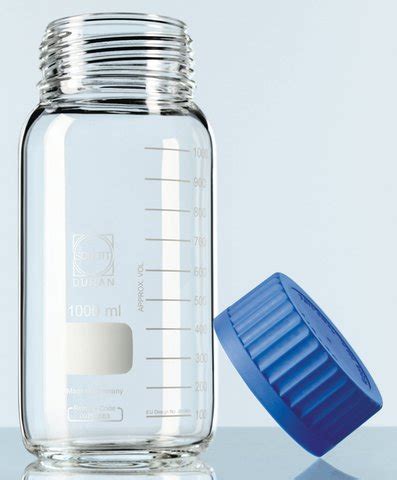 Duran Bottle Wide Neck GLS 80 Without Caps Clear Glass Capacity 500 ML