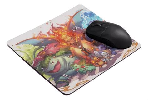 Mousepad Anime Pokemon Varios 1 Alfombrilla Tapete Meses sin interés