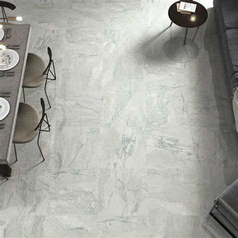 Pienza Grey Polished Rectified Porcelain Floor Tiles