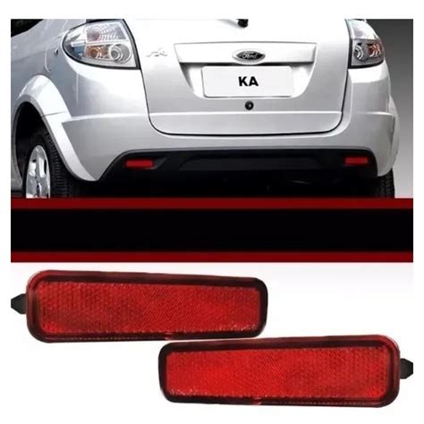 Refletor Olho De Gato Para Choque Traseiro Ford Ka 2011 A 2013 Shopee