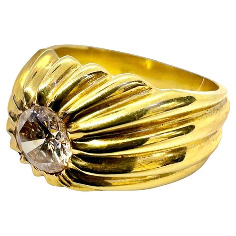 Sophia D 18k Yellow Gold Diamond Ring For Sale At 1stdibs