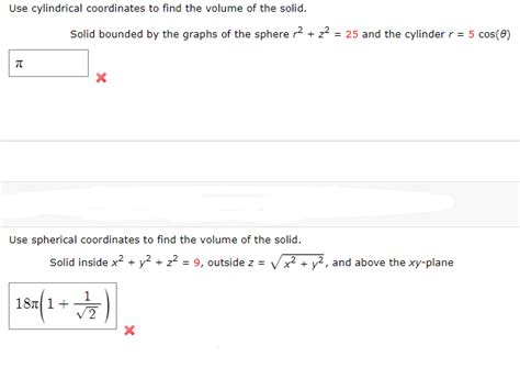 Use Cylindrical Coordinates To Find The Volume Of The Solid