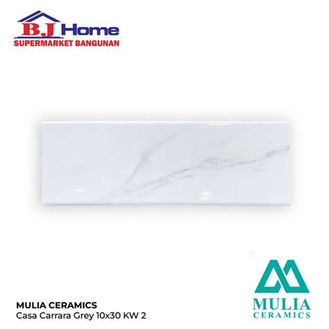 Jual Mulia Casa Carrara Grey 10x30 Kw2 Keramik Dinding Kota