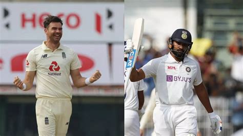 India Vs England Rohit Sharma Record Against James Anderson In Test Ind