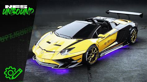 NFS Unbound Customization Lamborghini Aventador S Roadster 17 YouTube