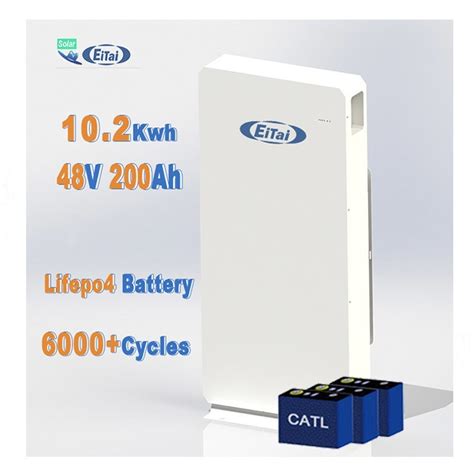 Eitai 48V 51 2V 120ah 200ah 280ah 10kwh LiFePO4 Energy Storage Lithium