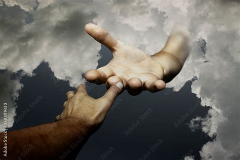 Reaching Hands To God