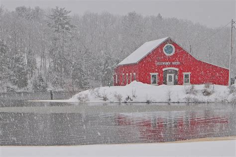 Ellsworth, Maine | Lance Macmaster Photography | Red houses, Winter ...