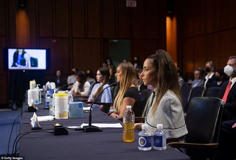 Larry Nassar Victims Simone Biles Arrive At Us Senate To Testify Daily Mail Online