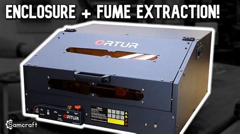 SOLID METAL Enclosure Fume Extraction Ortur Laser Master 2 Pro