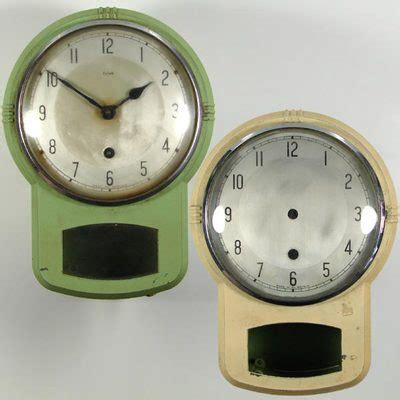 Smiths Enfield Art Deco Drop Dial Pendulum Wall Clocks X Spares Or