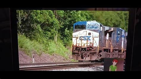 Wendy John Michael Meet Peter Pan CSX Freight Train In Pennsylvania