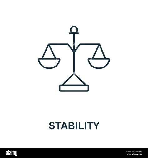 Stability Icon Line Style Symbol From Productivity Icon Collection