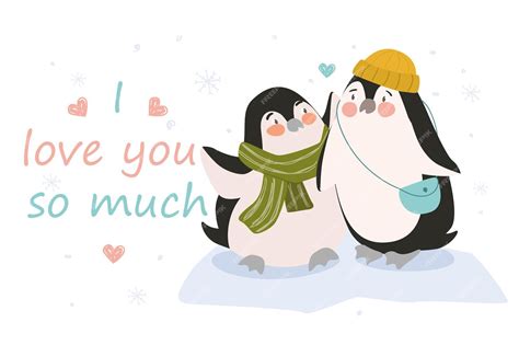 Premium Vector | Greeting card with declaration of love concept