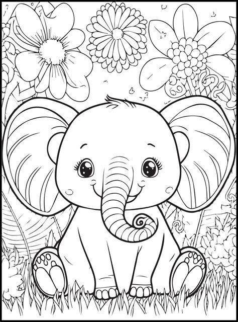 Desenhos De Animais Fofos Para Colorir Para Crianças 17382426🥎 Descubra