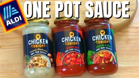 ALDI One Pot Sauce CHICKEN TONIGHT YouTube