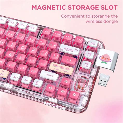 CoolKiller Mechanical Keyboard Rechargeable Wireless Gaming Keyboard With RGB Backlit Hot