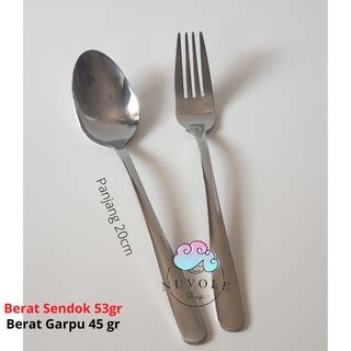 Jual Cuttlery Set Sendok Garpu Makan Stainless Mirror Finish Elegance