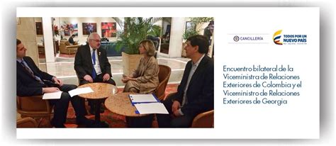 Encuentro Bilateral De La Viceministra De Relaciones Exteriores De