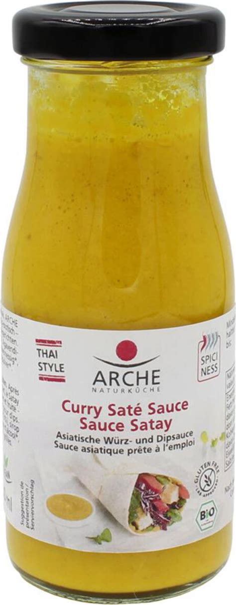 Arche Naturk Che Bio Curry Sat Sauce Ml Piccantino Onlineshop